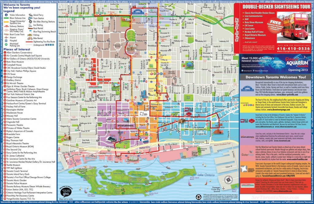 Toronto Maps | Canada | Maps Of Toronto - Printable Map Of Toronto