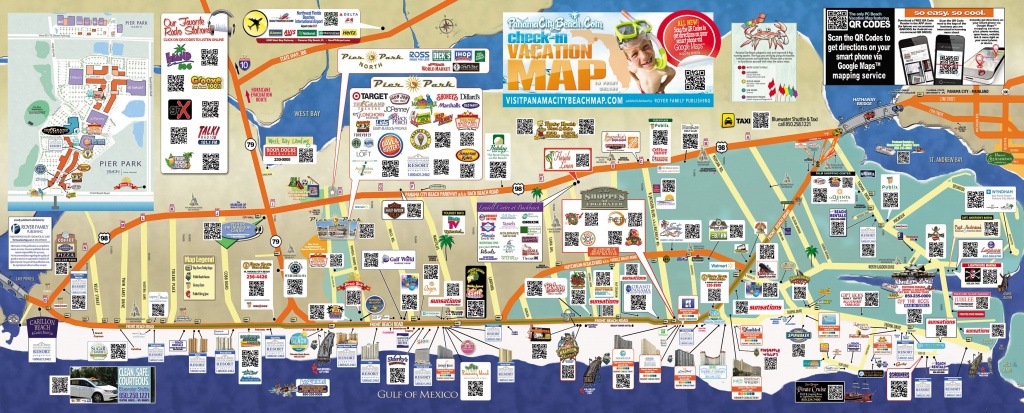 Tourist Map Of Panama City Beach | To The Beach! | Panama City Beach - Map Of Panama City Beach Florida Condos