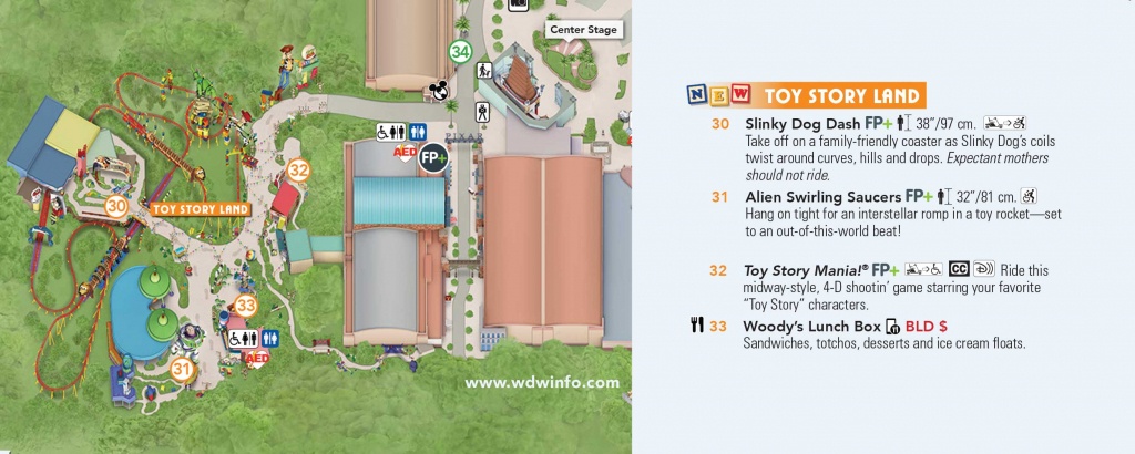 Toy Story Land Map At Walt Disney World - Toy Story Land Florida Map