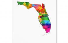 Map Of Florida Art
