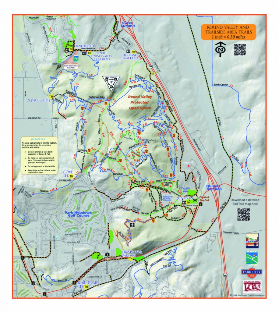 Trail System Printable Hiking Maps 