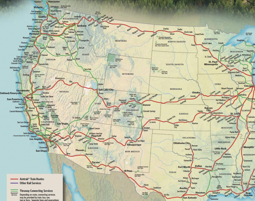 Train Links California State Map California Zephyr Route Map Amtrak - California Zephyr Map