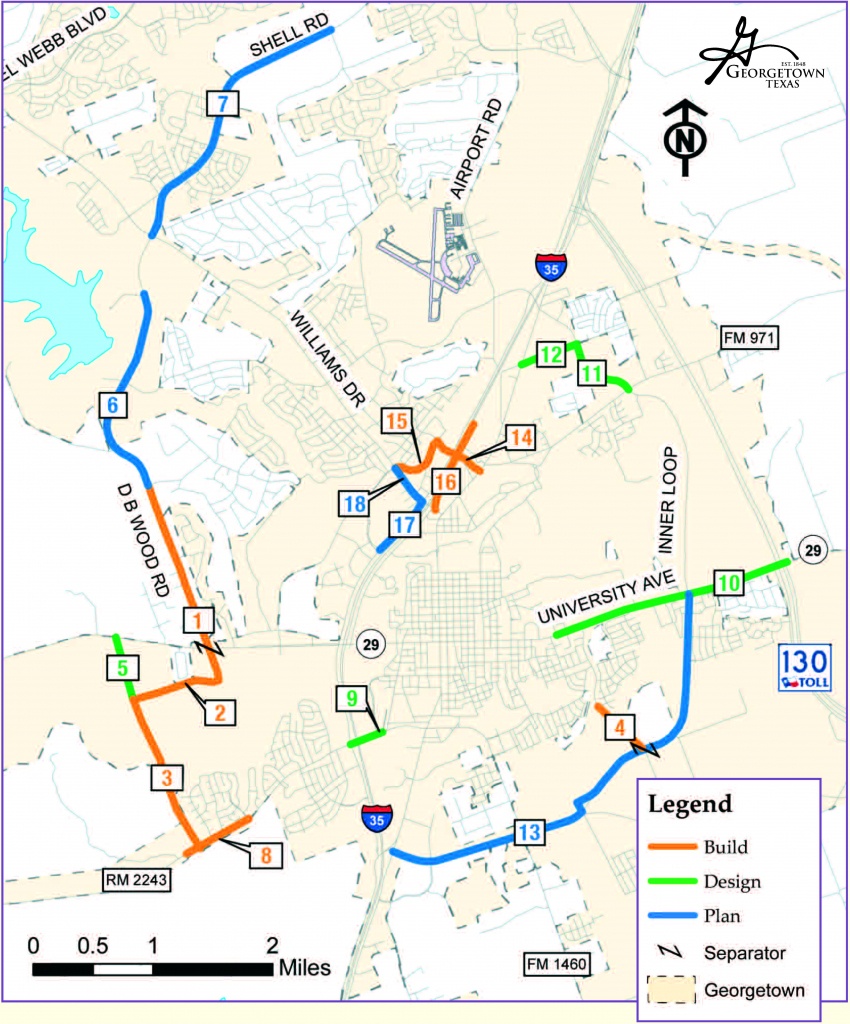 Transportation Bond Election 2015 – Bonds - Georgetown Texas Map