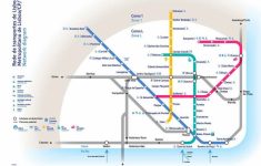 Lisbon Metro Map Printable