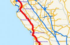 Highway 101 California Map