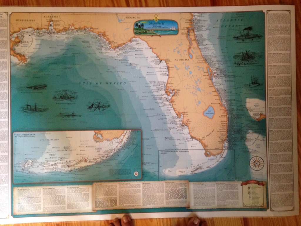 Treasure Coast Ships Map | Jacqui Thurlow-Lippisch - Treasure Coast Florida Map
