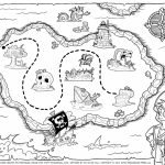 Treasure Map Coloring Pages Pirate Treasure Map Coloring Pages Free   Printable Pirate Map