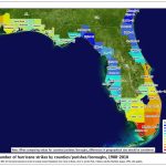 Tropical Cyclone Climatology   Florida Hurricane Damage Map