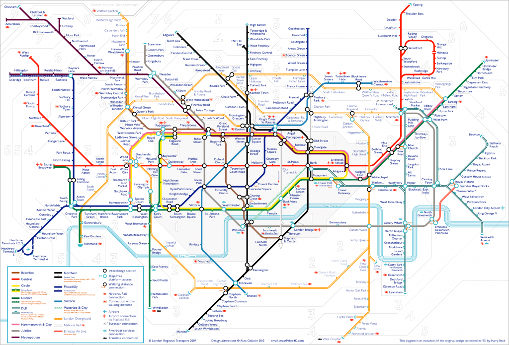 London Underground Map And Printable - Capitalsource - Printable ...