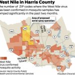 Two More Houstonians Die From West Nile Virus   Houston Chronicle   West Nile Virus Texas Zip Code Map