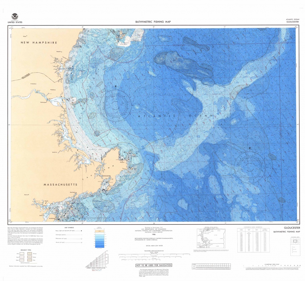 U.s. Bathymetric And Fishing Maps | Ncei - Northern California Fishing Map