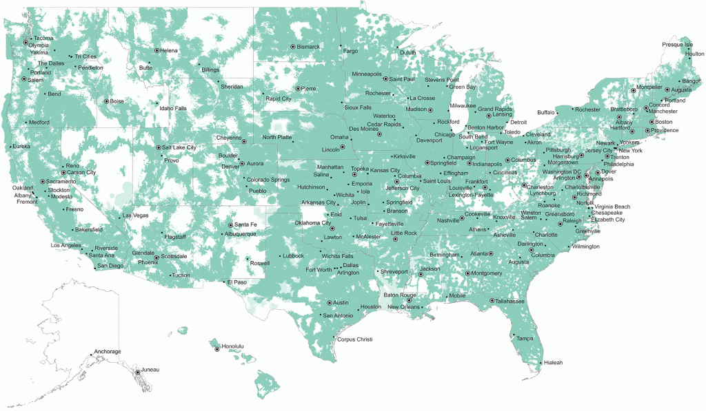 U.s. Cellular Voice And Data Maps | Wireless Coverage Maps | U.s. - Texas Cell Phone Coverage Map
