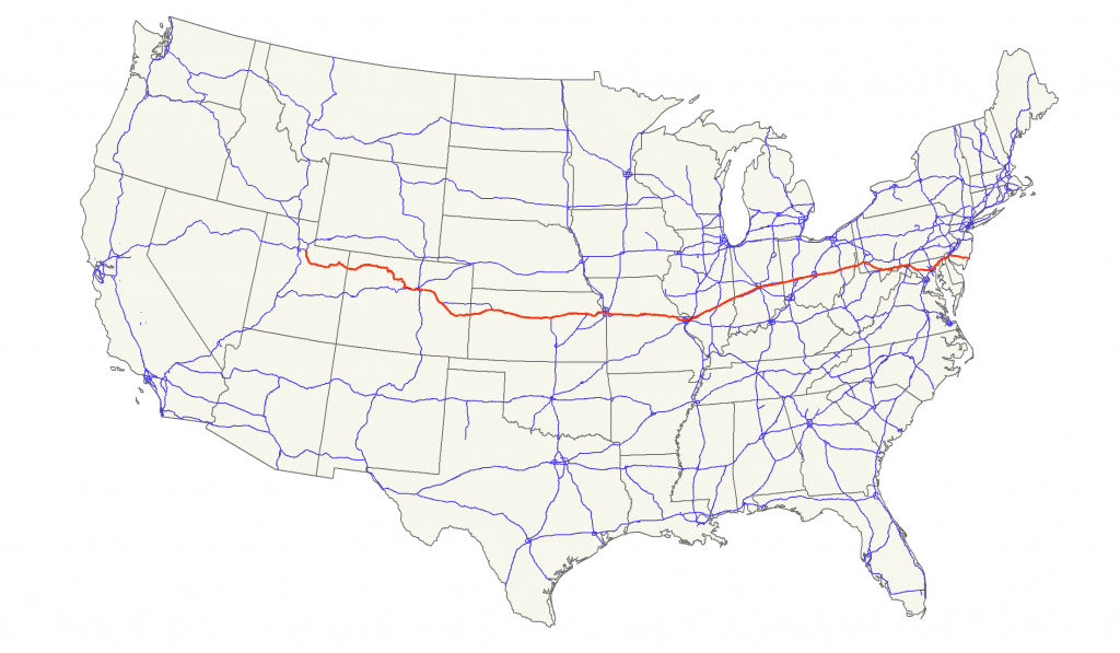 U.s. Route 40 - Wikipedia - Map Of I 40 In Texas