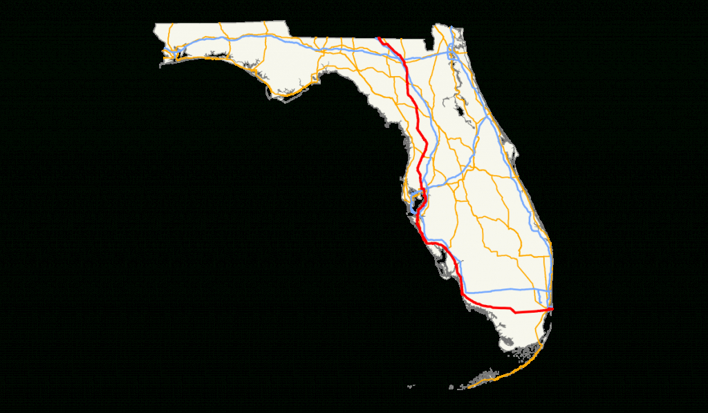 U.s. Route 41 In Florida - Wikipedia - Florida Destinations Map