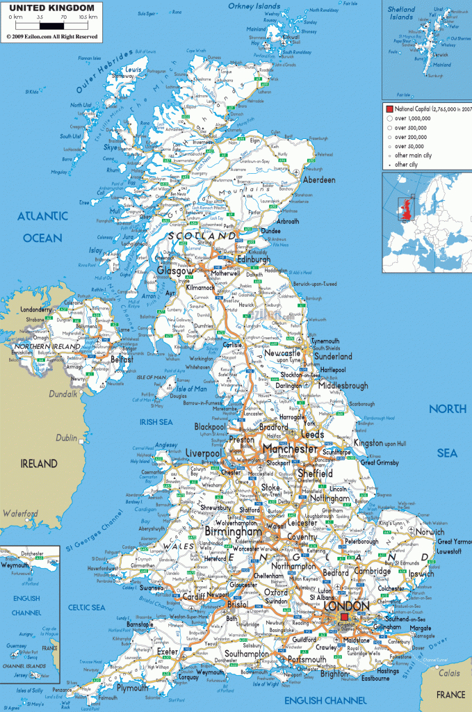 Uk Maps Ind Large Detailed Map - Berkshireregion - Printable Road Maps Uk
