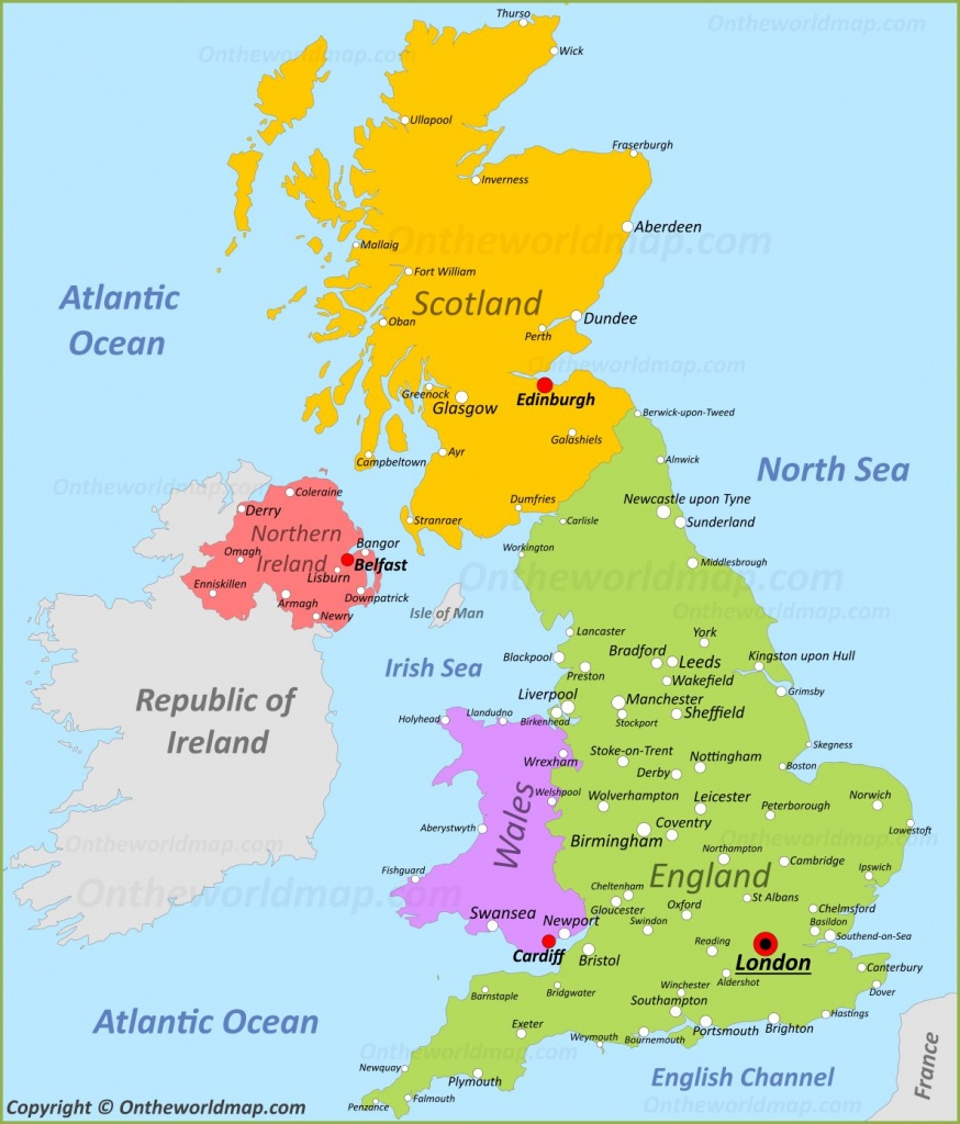 Uk Maps | Maps Of United Kingdom - Free Printable Map Of England