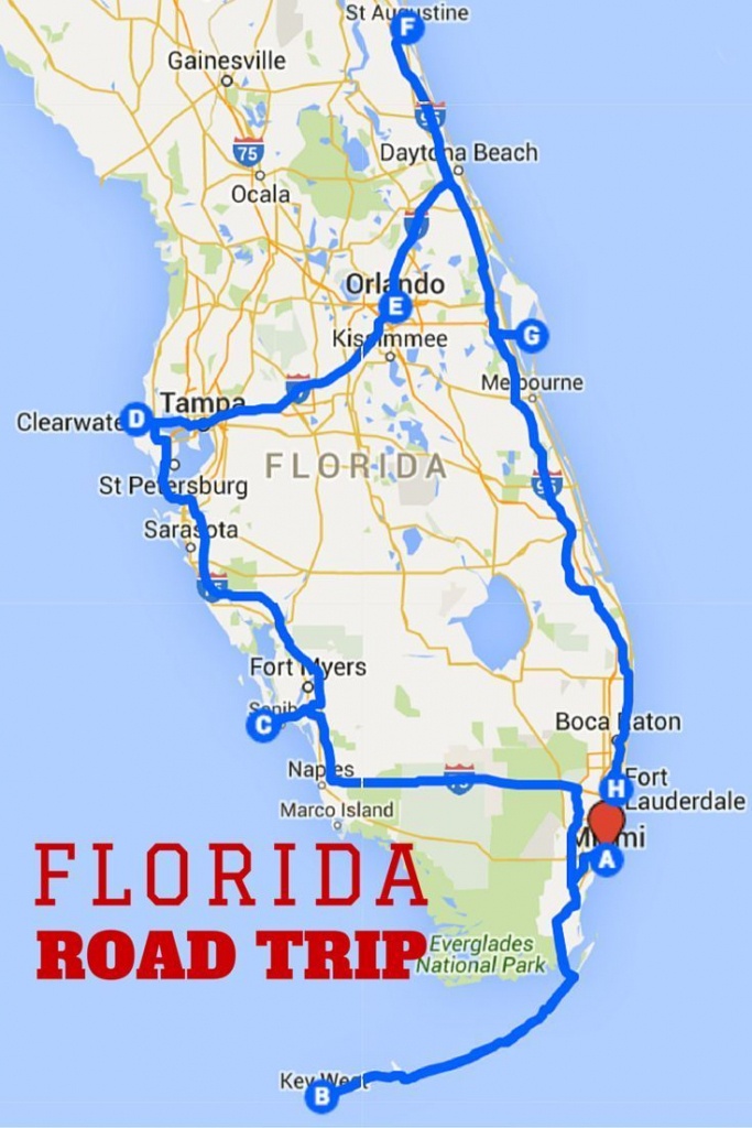 Uncover The Perfect Florida Road Trip | Florida | Florida Travel - Florida Vacation Destinations Map