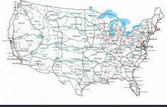Printable Us Map With Interstate Highways