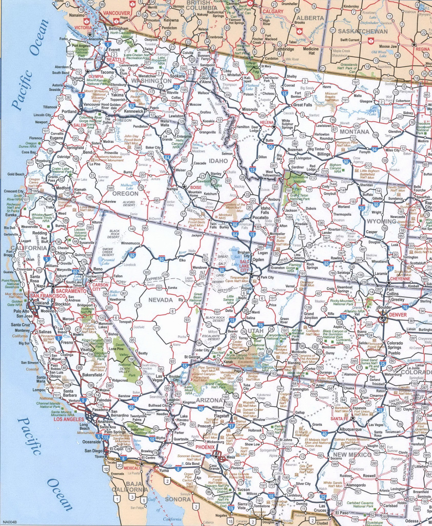 Free Printable State Road Maps | Printable Maps