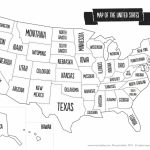 United States Map With State Names And Capitals Printable Save   Printable Picture Of United States Map