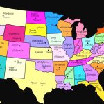 United States Map With State Names And Capitals Quiz Us Map Capitals   United States Map With State Names And Capitals Printable