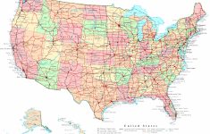 Printable Map Of Usa With States And Cities
