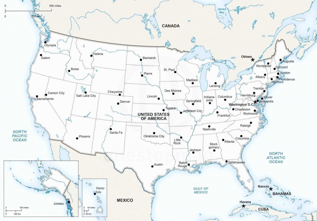 United States Rivers Map - Lgq - Us Rivers Map Printable