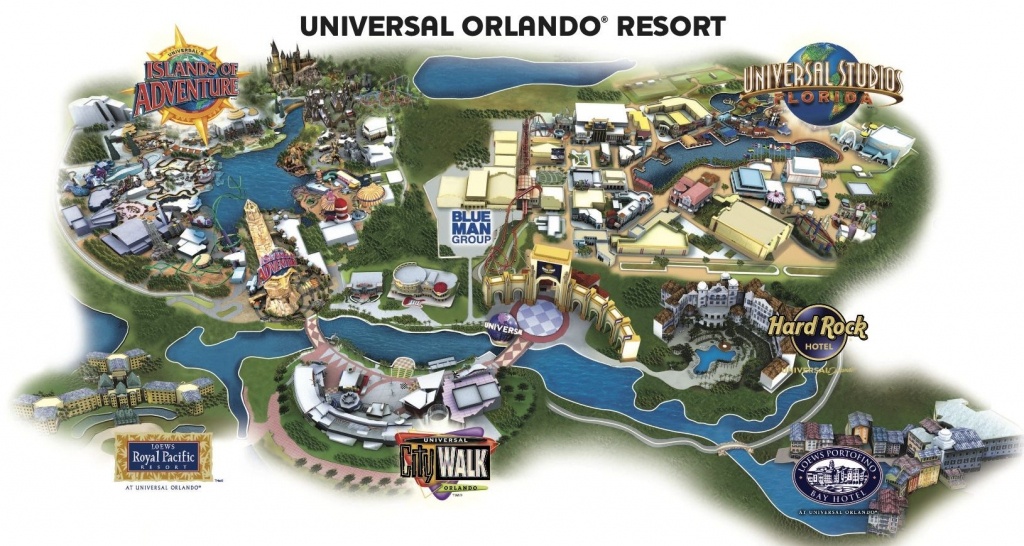 Universal Resort Map. Staying At Hard Rock Hotel Means You&amp;#039;re Close - Universal Orlando Florida Map