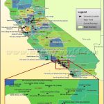 Universities Map Of California, Usa | Colleges / Dorm Rooms For The   California Cities Map List