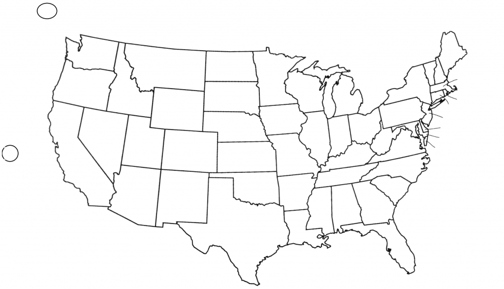 Unlabeled United States Map Us Quiz Fresh Blank - Us Map Unlabeled Printable