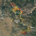 Updated Map Of Detwiler Fire Near Mariposa, Ca   Wednesday Afternoon   Fires In California 2017 Map