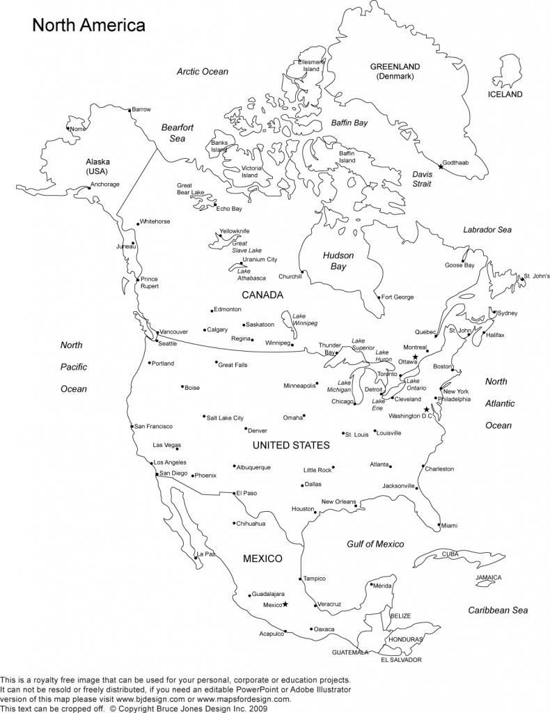 Us And Canada Printable, Blank Maps, Royalty Free • Clip Art - 8 1 2 X 11 Printable Map Of United States
