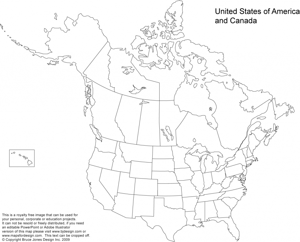 Us And Canada Printable, Blank Maps, Royalty Free • Clip Art - United States Of America Blank Printable Map