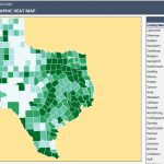 Us Counties Heat Map Generators   Automatic Coloring   Editable Shapes   Texas Heat Map
