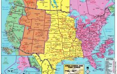 Printable Time Zone Map With State Names