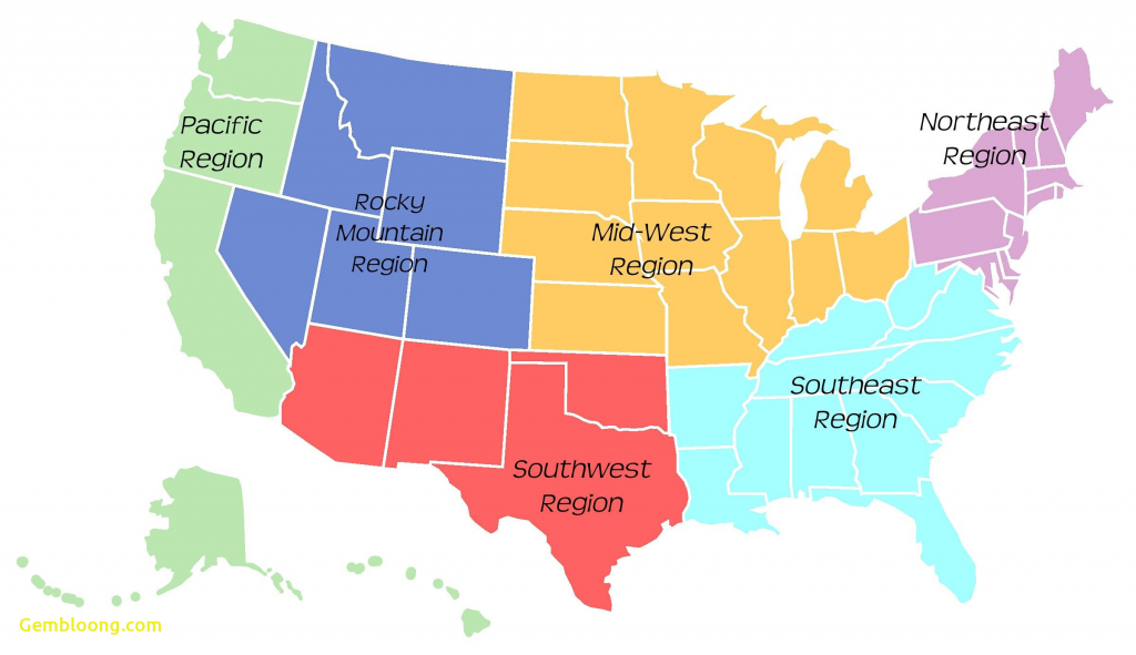 Us Map Southeast Printable Map Of Se Usa 1 Inspirational Us Regions - Us Regions Map Printable
