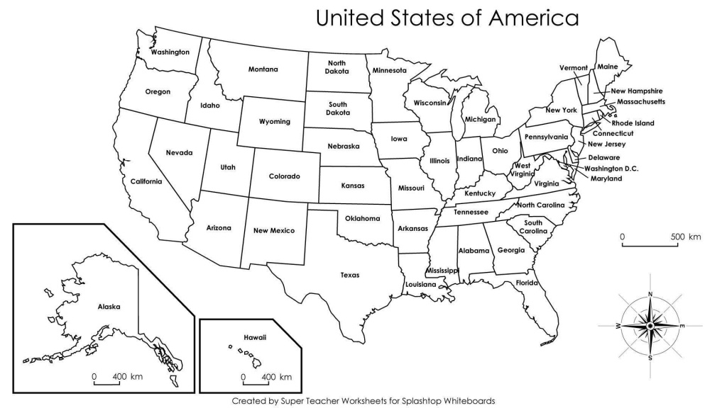 Us Map With States Labeled Printable New United States Map Label - Printable 50 States Map