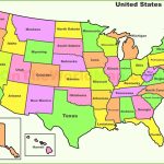 Usa Map States Labeled | Woestenhoeve   Map Of The United States With States Labeled Printable