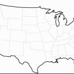 Usa Maps Black And White | Sitedesignco   Blank Printable Usa Map