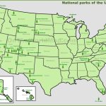 Usa National Parks Map   Printable Map Of Us National Parks
