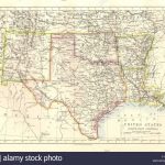 Usa South Central.texas Oklahoma Arkansas New Mexico Louisiana, 1920   Map Of North Texas And Oklahoma