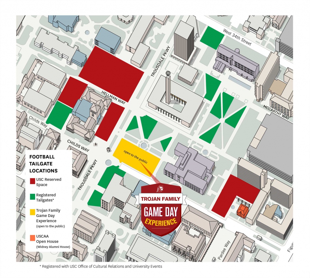 Usc Campus Map Printable | Printable Maps