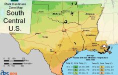 Texas Garden Zone Map