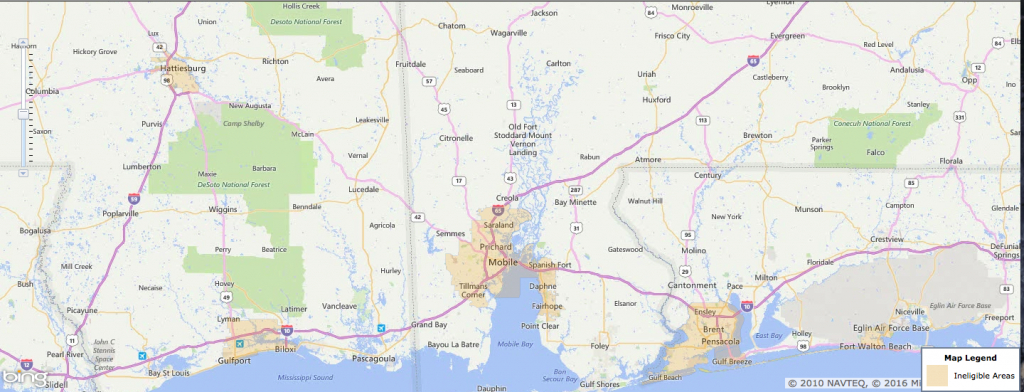 Usda Rural Development Loan - Mobile, Al - Usa Home Financing - Usda Home Loans Map Florida