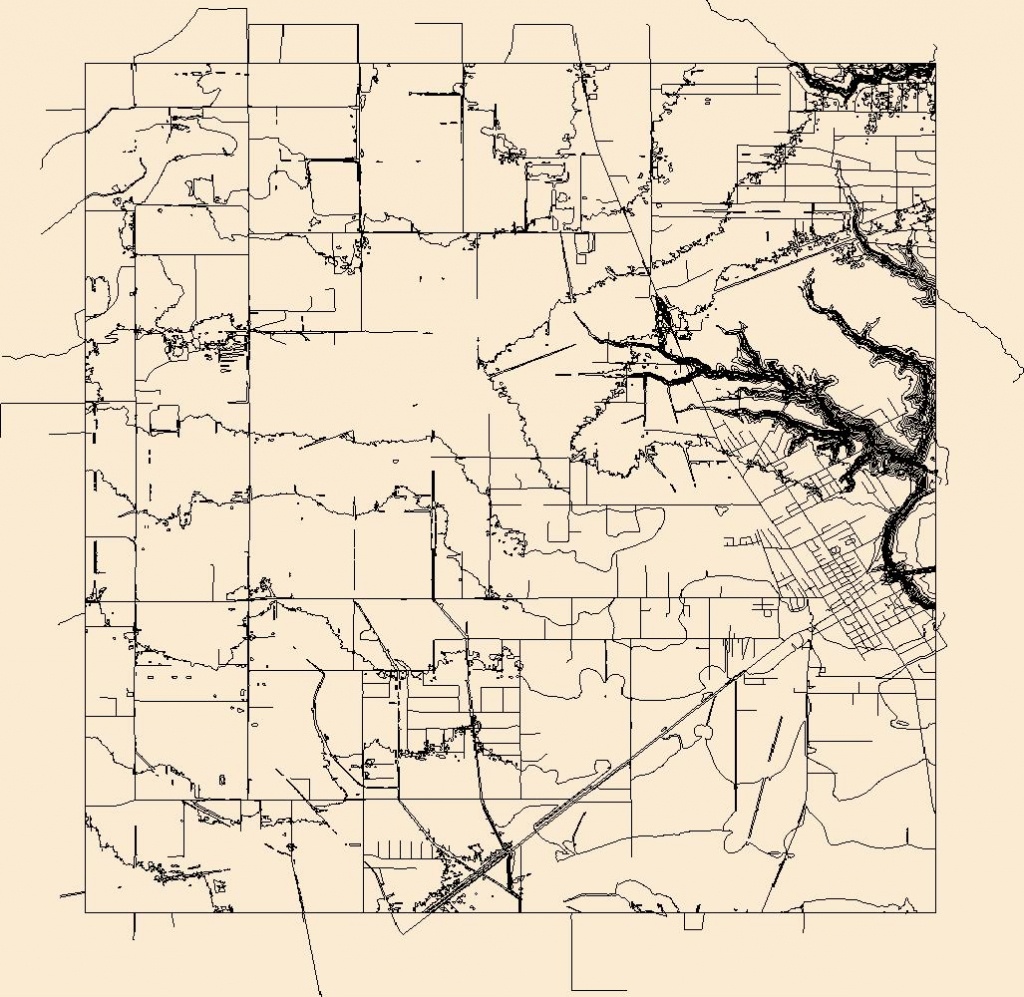 Usgs Combined Vector For Dayton, Texas 20160525 7.5 X 7.5 Minute - Dayton Texas Map