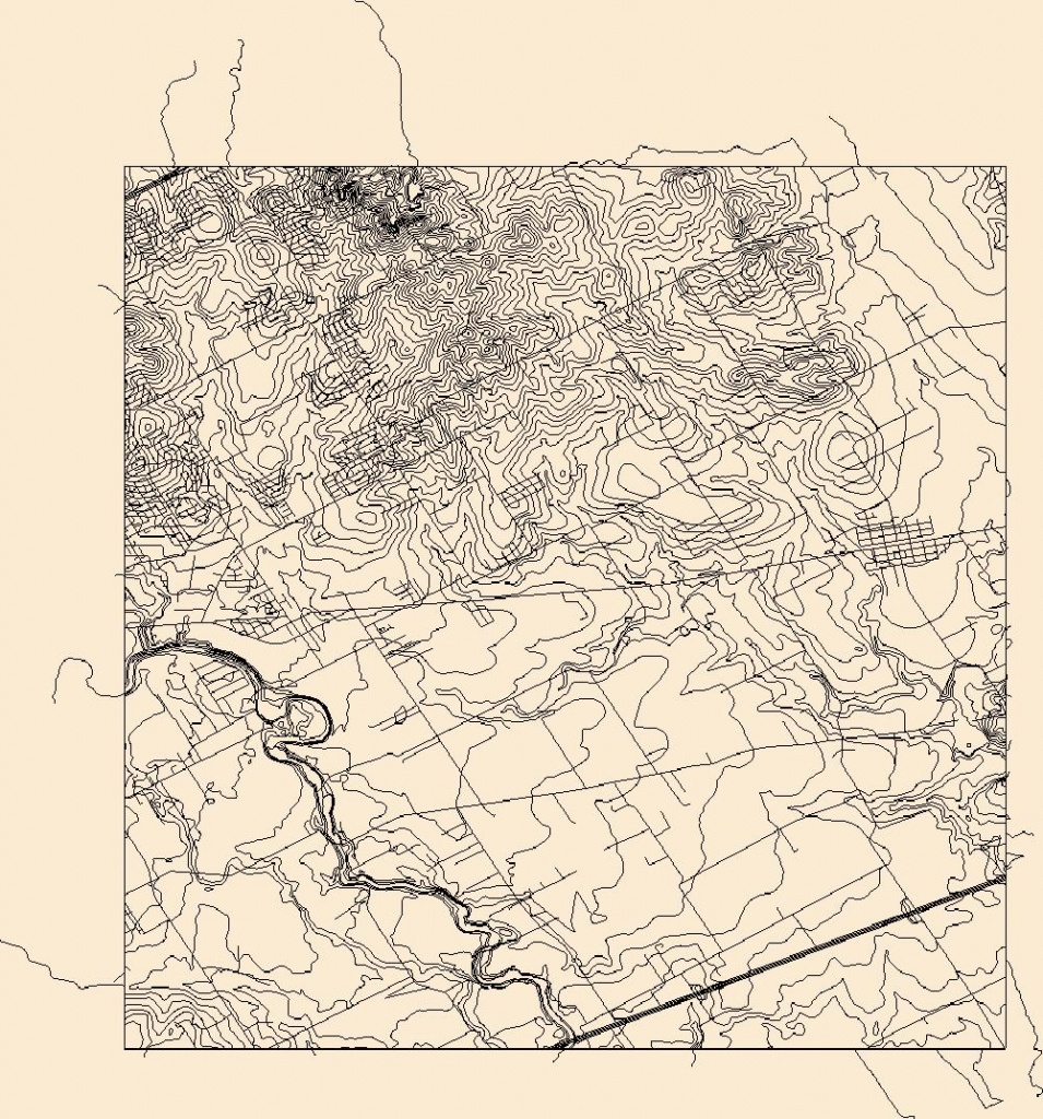 Usgs Combined Vector For Marion, Texas 20160524 7.5 X 7.5 Minute - Marion Texas Map