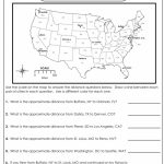 Using A Map Scale Worksheets | Geography | Map Skills, Social   Free Printable Map Skills Worksheets