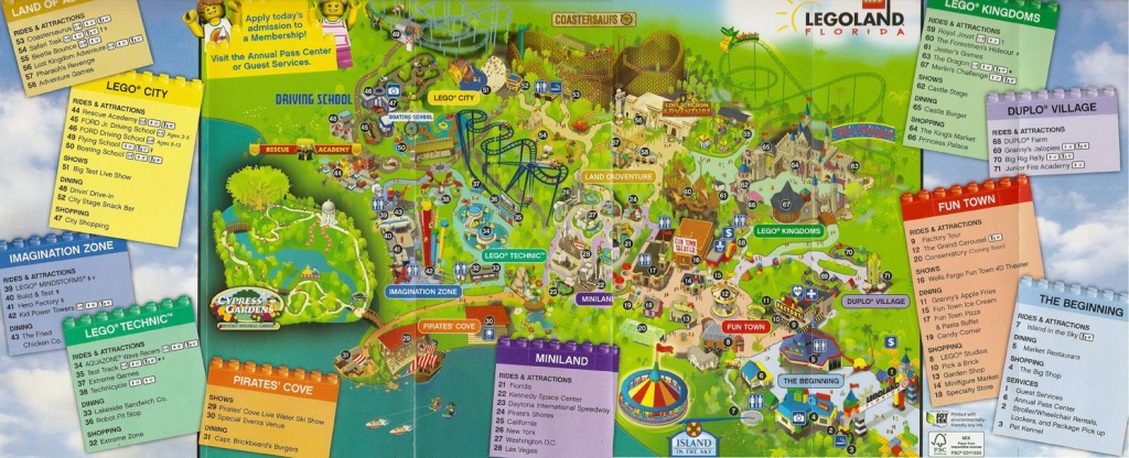 Usrentacar.co.uk ® Car Hire Usa Blog » Legoland Florida Map - Florida Parks Map