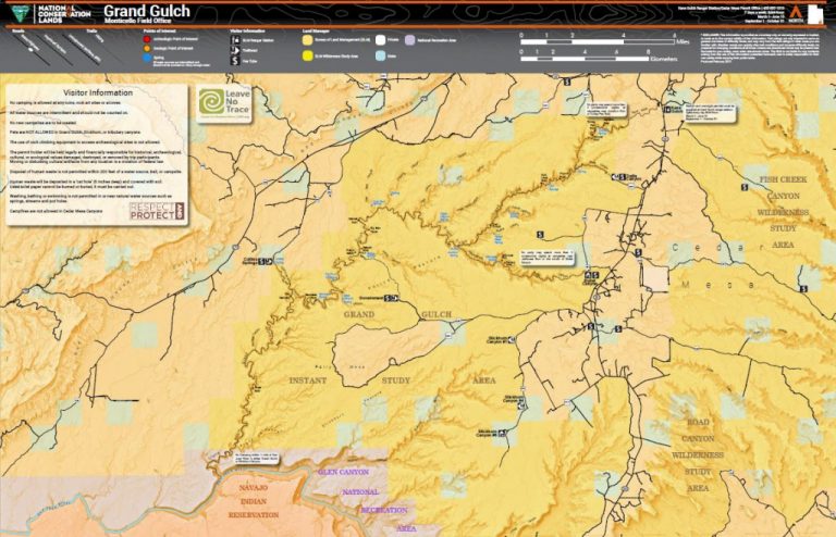 Utah Maps Bureau Of Land Management Blm Dispersed Camping California Map Printable Maps 8755