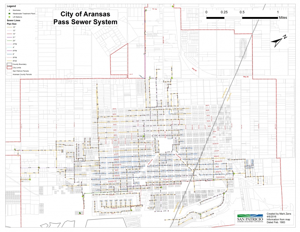 Utility Maps / San Patricio County Economic Development Corporation - Map Of Aransas Pass Texas